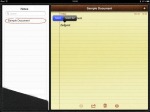 iPad Notes - select a word.